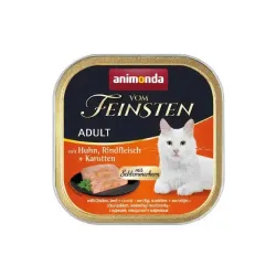ANIMONDA Vom Feinsten Cat kurczak, wołowina, marchewka 100g